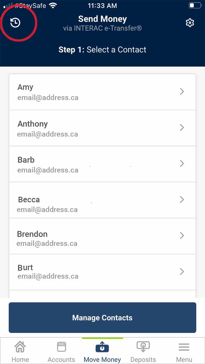 See pending and past transactions See pending and past transactions