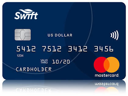 US Dollar Mastercard Blue Swift Capital Personal Mastercard